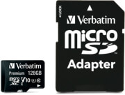 verbatim 44085 premium micro sdxc 128gb uhs i class 10 with adapter photo