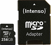 intenso 3423492 256gb micro sdxc uhs i premium class 10 sd adapter photo