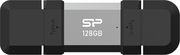 silicon power mobile c51 128gb dual usb 32 type a type c flash drive sp128gbuc3c51v1s