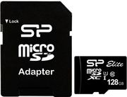 silicon power elite 128gb micro sdxc uhs i class 10 sd adapter sp128gbstxbu1v10sp photo