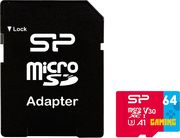 silicon power superior 64gb gaming micro sdxc u3 v30 a1 adapter sp064gbstxdv3v1nsp