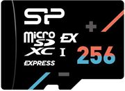 silicon power hypera 256gb micro sdxc express class10 uhs i u3 v30 a1 sp256gbstei31v10 photo