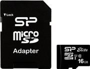 silicon power elite 16gb micro sdhc c10 uhs i u1 full hd sd adapter sp10kmapbkcp101c photo