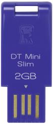 kingston dtmsb 2gb data traveller mini slim blue photo