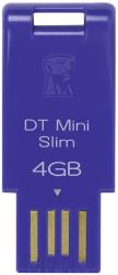 kingston dtmsb 4gb data traveller mini slim blue photo