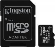 kingston sdcit 16gb 16gb industrial micro sdhc uhs i class 10 with sd adapter photo
