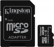 kingston sdcit 32gb 32gb industrial micro sdhc uhs i class 10 with sd adapter photo