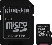 kingston sdcs 64gb canvas select 64gb micro sdxc uhs i class 10 sd adapter photo kingston sdcs 64gb canvas select 64gb micro sdxc uhs i class 10 sd adapter photo