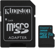 kingston sdcg2 32gb canvas go 32gb micro sdhc class 10 uhs i u3 v30 sd adapter photo