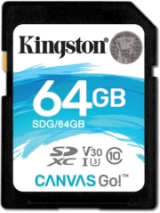 kingston sdg 64gb canvas go 64gb sdxc class 10 uhs i v30 photo