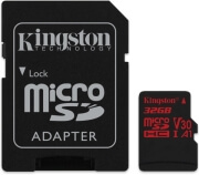 kingston sdcr 32gb canvas react 32gb micro sdhc class 10 u3 v30 a1 adapter photo