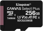kingston sdcs2 256gbsp canvas select plus 256gb micro sdxc 100r a1 c10 single pack photo