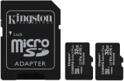 kingston sdcs2 32gb 2p1a canvas select plus 32gb micro sdhc 100r a1 c10 two pack sd adapter photo