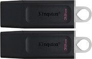 kingston dtx 32gb 2p datatraveler exodia 32gb usb 32 flash drive 2 pack photo