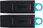 kingston dtx 64gb 2p datatraveler exodia 64gb usb 32 flash drive 2 pack photo