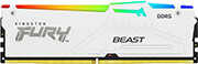 ram kingston fury beast white rgb 16gb ddr5 6400mt s cl32 xmp kf564c32bwa 16 photo