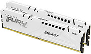 ram kingston fury beast white 32gb 2x16gb ddr5 6000mt s cl30 amd expo dual kit kf560c30bwek2 32 photo