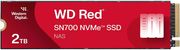 ssd western digital sn700 red nas 2tb nvme pcie gen 30 x4 m2 2280 wds200t1r0c photo