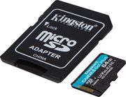 kingston sdcg4 64gb canvas go plus gen4 64gb micro sdxc 200mb s read a2 u3 v30 adapter photo