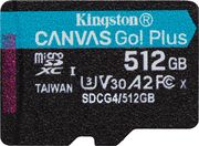 kingston sdcg4 512gbsp canvas go plus gen4 512gb micro sdxc 200mb s read a2 u3 v30 photo