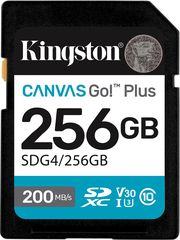 kingston sdg4 256gb canvas go plus gen4 256gb sdxc u30 v30 a2 photo