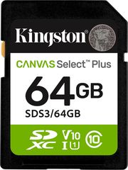 kingston sds3 64gb canvas select plus gen3 64gb sdxc 100mb s c10 uhs i u1 v10 photo