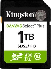 kingston sds3 1tb canvas select plus gen3 1tb sdxc 150mb s c10 uhs i u3 v30 photo