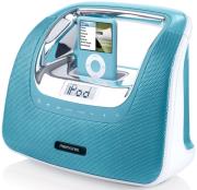 memorex portradio minimove teal ipod iphone mp3 photo