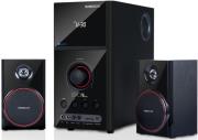 sonicgear evo 9 btmi multimedia audio 21 bluetooth speakers black photo