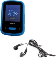 osio srm 9280bb mp3 video player 8gb with clip blue photo