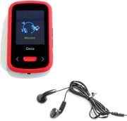 osio srm 9280br mp3 video player 8gb with clip red photo