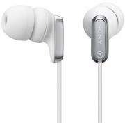 sony mdr ex35lpw in ear headphones deep bass white photo