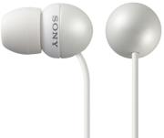 sony mdr ex33lpw in ear headphones deep bass white photo