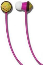 maxell cupcake earphones pink photo