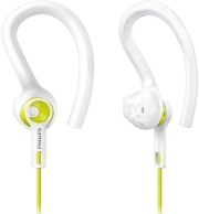 philips shq1400lf 00 actionfit sports earbud headphones lime yellow white photo