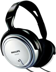 philips shp2500 stereo tv headphones silver photo