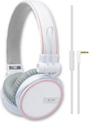 akoystika headset iluv rockefeller jeans mfi white photo