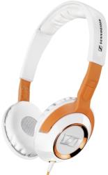 sennheiser hd 229 headphones white orange photo