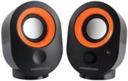 modecom mc xs05 multimedia stereo speakers 20 black orange photo