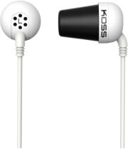 koss the plug colors in ear headphones white photo