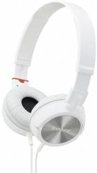 sony mdr zx300w stereo headphones white photo