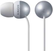 sony mdr ex33lps in ear headphones deep bass silver photo