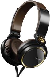 sony mdr xb600n 40mm extra bass headphones brown photo