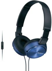 sony mdr zx310apl headphones blue photo