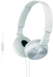 sony mdr zx310apw headphones white photo