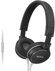 sony mdr zx610 lightweight over head headphones black photo