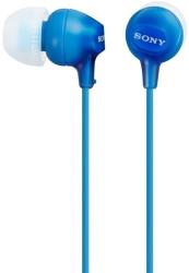 sony mdr ex15lp in ear earphones blue photo