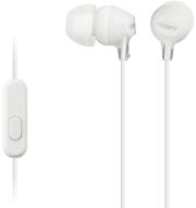 sony mdr ex15ap in ear headset white photo