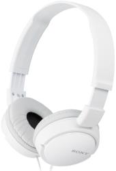 sony mdr zx110w stereo headphones white photo