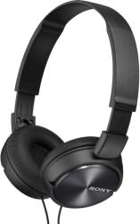 sony mdr zx310b lightweight folding headband type headphones black photo
